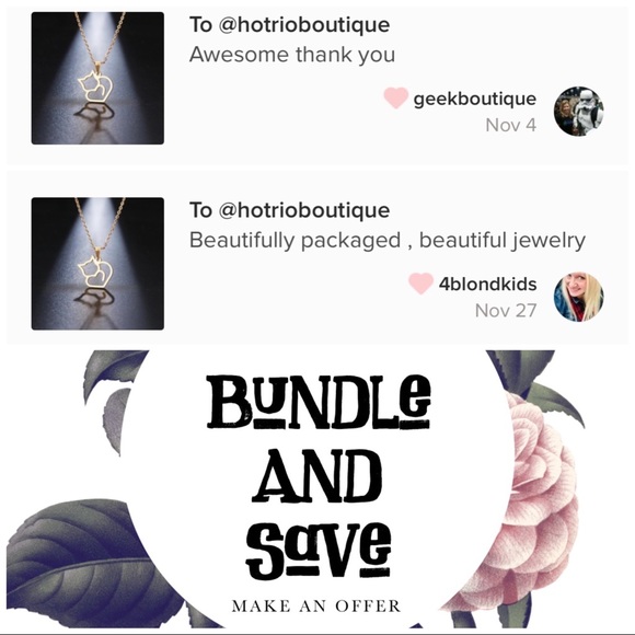 GOLD - CAT LOVER ♡ Stainless Steel Necklace GIFT - Picture 2 of 5